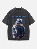 Billie Eilish Print Round Neck T-shirt