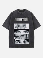 Eminem Print Round Neck T-shirt