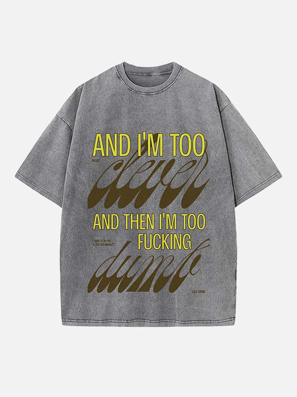 Lola Young Print Round Neck T-shirt