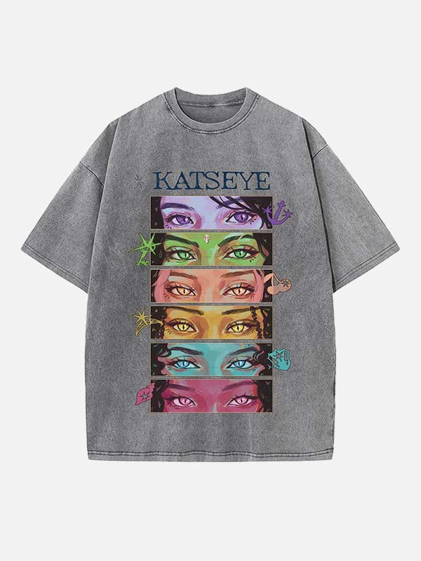 KATSEYE Print Round Neck T-shirt