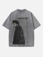 The Weeknd Print Round Neck T-shirt