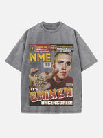Eminem Print Round Neck T-shirt