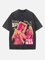 Taylor Swift Print Round Neck T-shirt