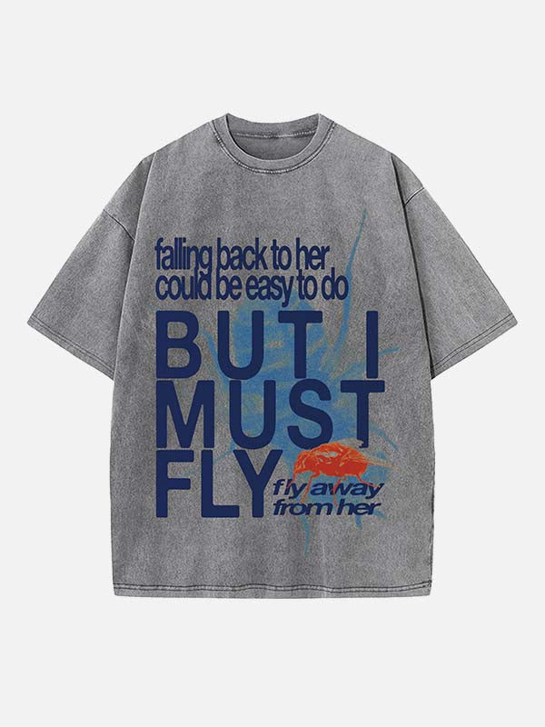 Djo Print Round Neck T-shirt