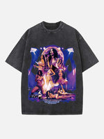 Dua Lipa Print Round Neck T-shirt