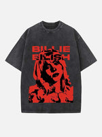 Billie Eilish Print Round Neck T-shirt