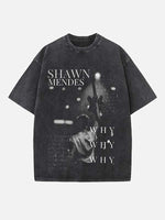 Shawn Mendes Print Round Neck T-shirt