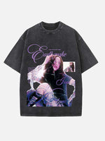 BLACKPINK Jisoo Print Round Neck T-shirt