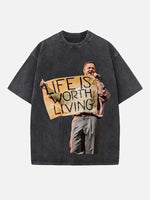 Imagine Dragons Print Round Neck T-shirt