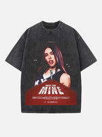 Madison Beer Print Round Neck T-shirt