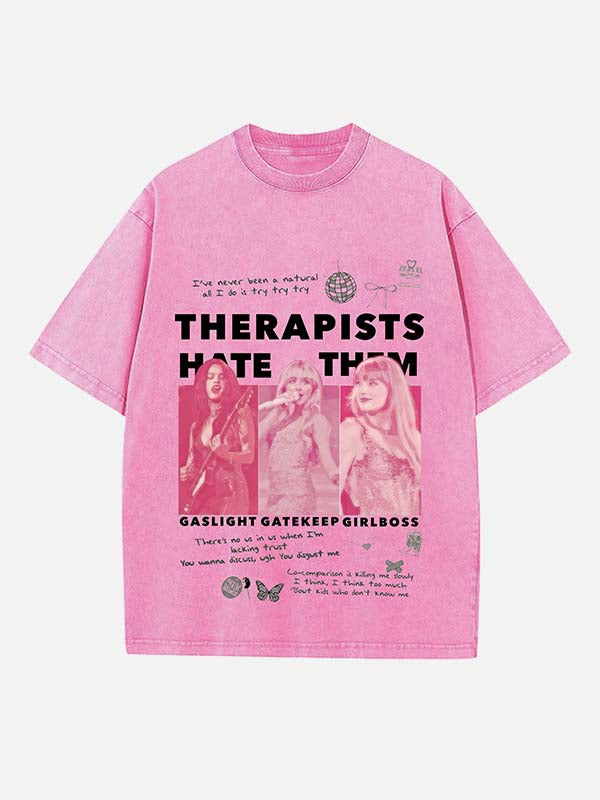 Sabrina Carpenter Print Round Neck T-shirt