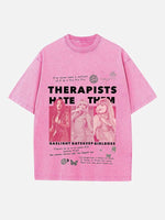 Sabrina Carpenter Print Round Neck T-shirt