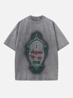 Lola Young Print Round Neck T-shirt