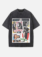 Rihanna Print Round Neck T-shirt