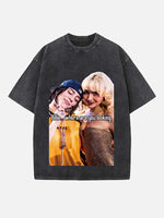 Sabrina Carpenter Print Round Neck T-shirt
