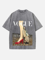 Billie Eilish Print Round Neck T-shirt
