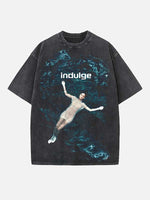 Rihanna Print Round Neck T-shirt