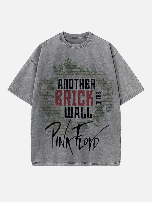 Pink Floyd Print Round Neck T-shirt