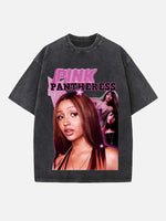 PinkPantheress Print Round Neck T-shirt