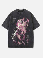 BLACKPINK Print Round Neck T-shirt