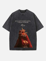 Halsey Print Round Neck T-shirt