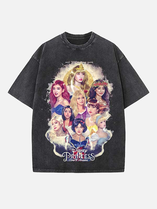 TWICE Print Round Neck T-shirt