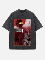 Rihanna Print Round Neck T-shirt