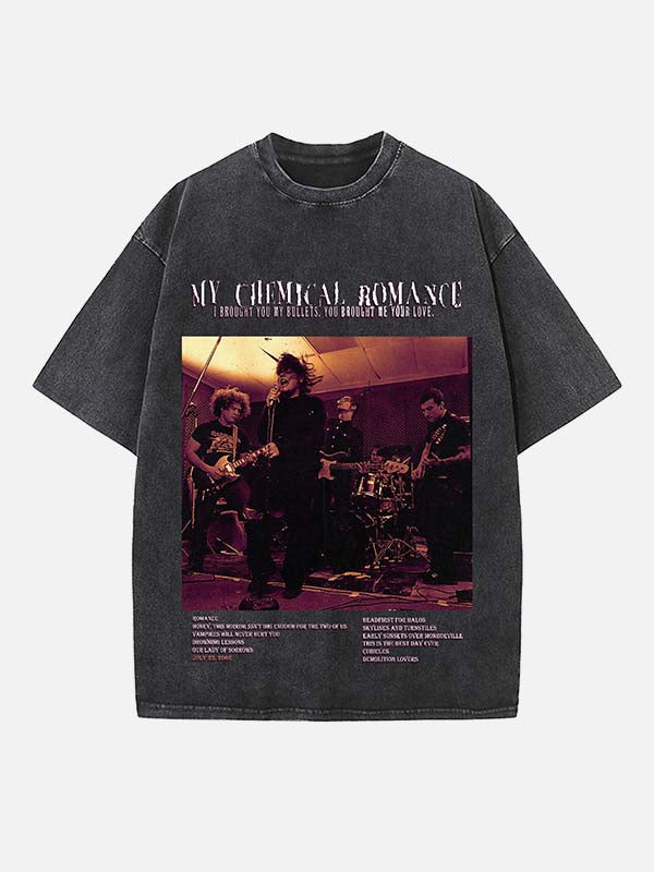My Chemical Romance Print Round Neck T-shirt