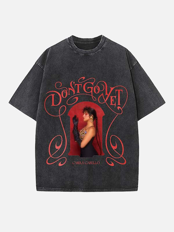 Camila Cabello Print Round Neck T-shirt