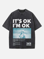Tate McRae Print Round Neck T-shirt