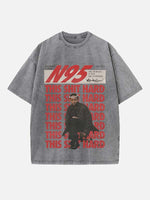 Kendrick Lamar Print Round Neck T-shirt