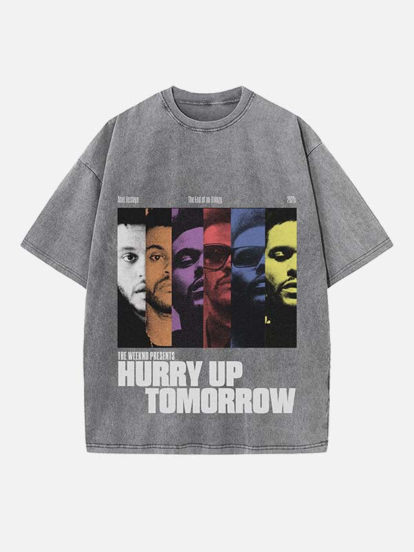 The Weeknd Print Round Neck T-shirt