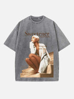 Ariana Grande Print Round Neck T-shirt