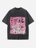 Karol G Print Round Neck T-shirt