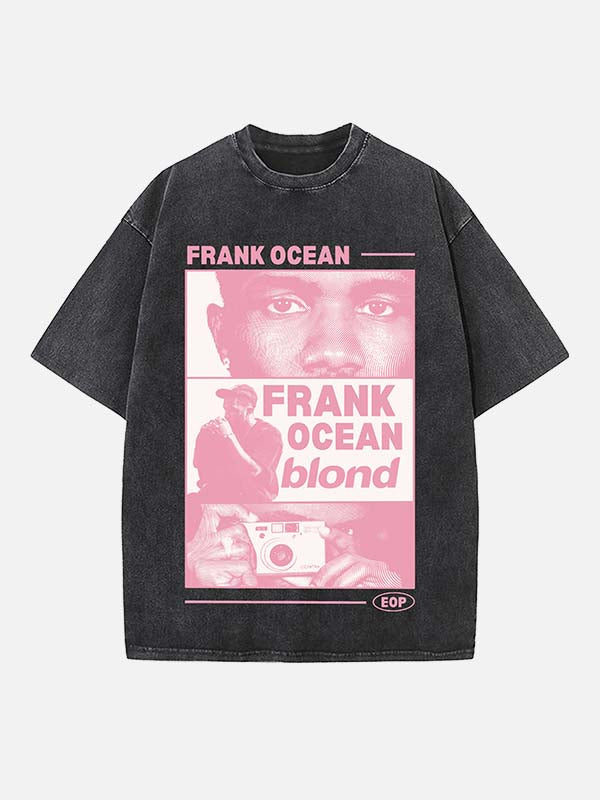Frank Ocean Print Round Neck T-shirt