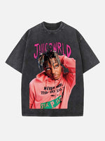 Juice WRLD Print Round Neck T-shirt