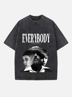 Justin Bieber Print Round Neck T-shirt