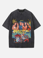 KATSEYE Print Round Neck T-shirt