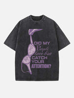 Tate McRae Print Round Neck T-shirt