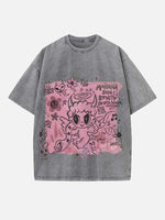 Karol G Print Round Neck T-shirt