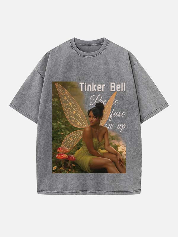 Rihanna Print Round Neck T-shirt