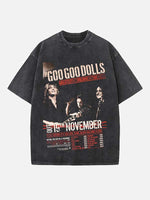The Goo Goo Dolls Print Round Neck T-shirt