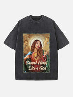 Ariana Grande Print Round Neck T-shirt