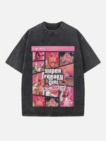 Nicki Minaj Print Round Neck T-shirt