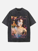 Chappell Roan Print Round Neck T-shirt