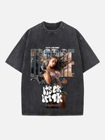 Tate McRae Print Round Neck T-shirt