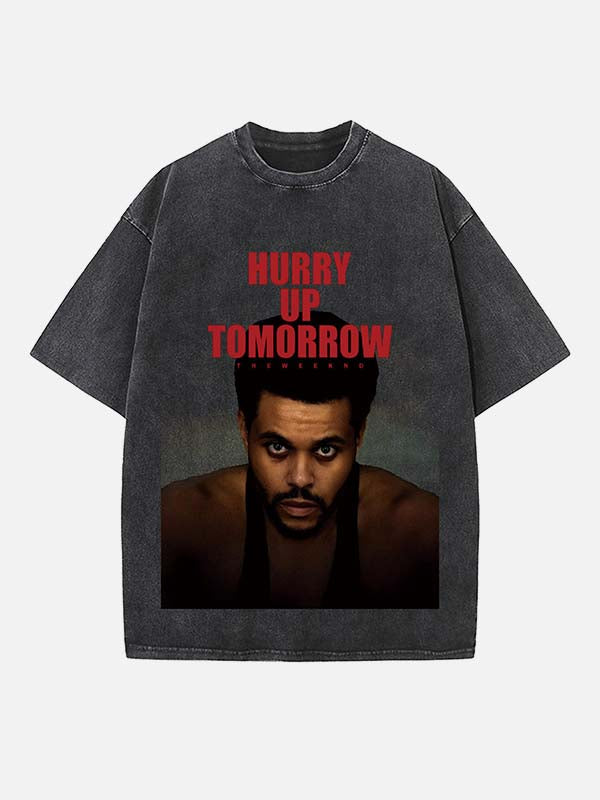 The Weeknd Print Round Neck T-shirt