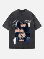 Billie Eilish Print Round Neck T-shirt