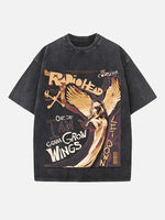 Radiohead Print Round Neck T-shirt