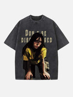 Billie Eilish Print Round Neck T-shirt